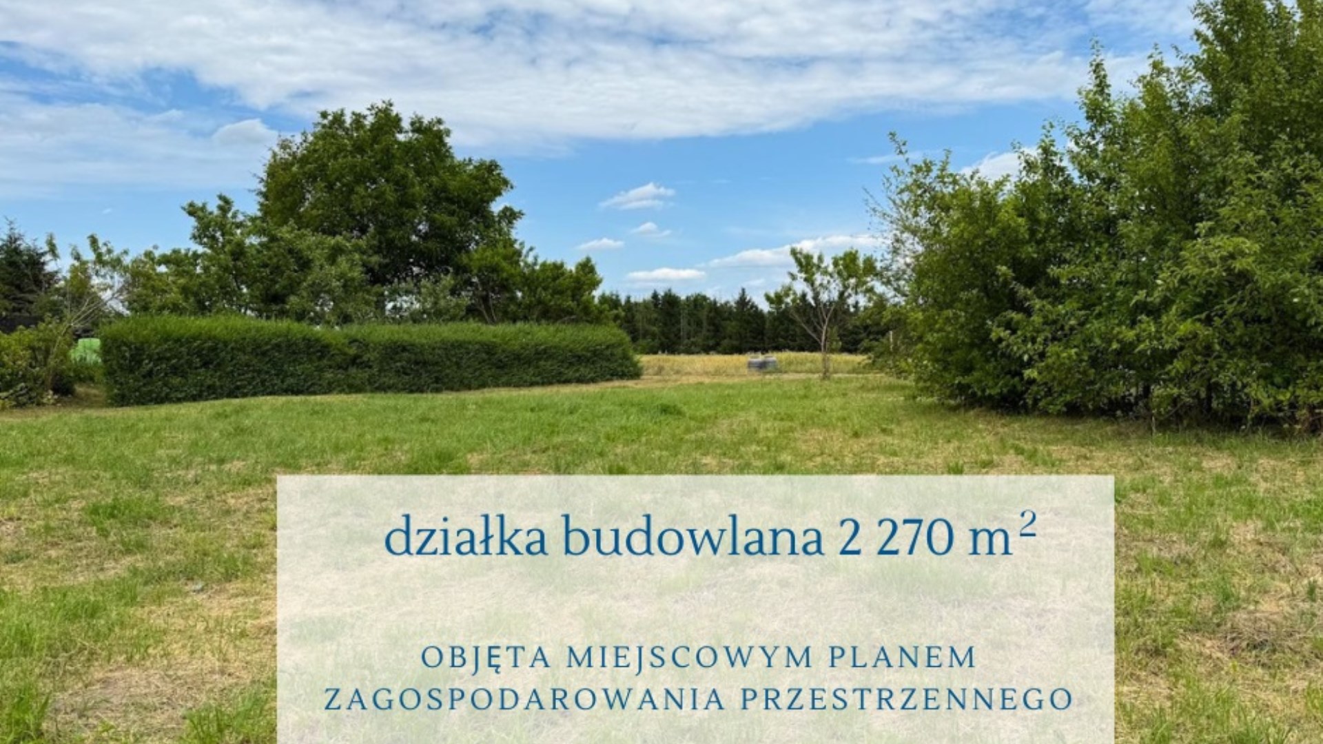 Działka na sprzedaż
