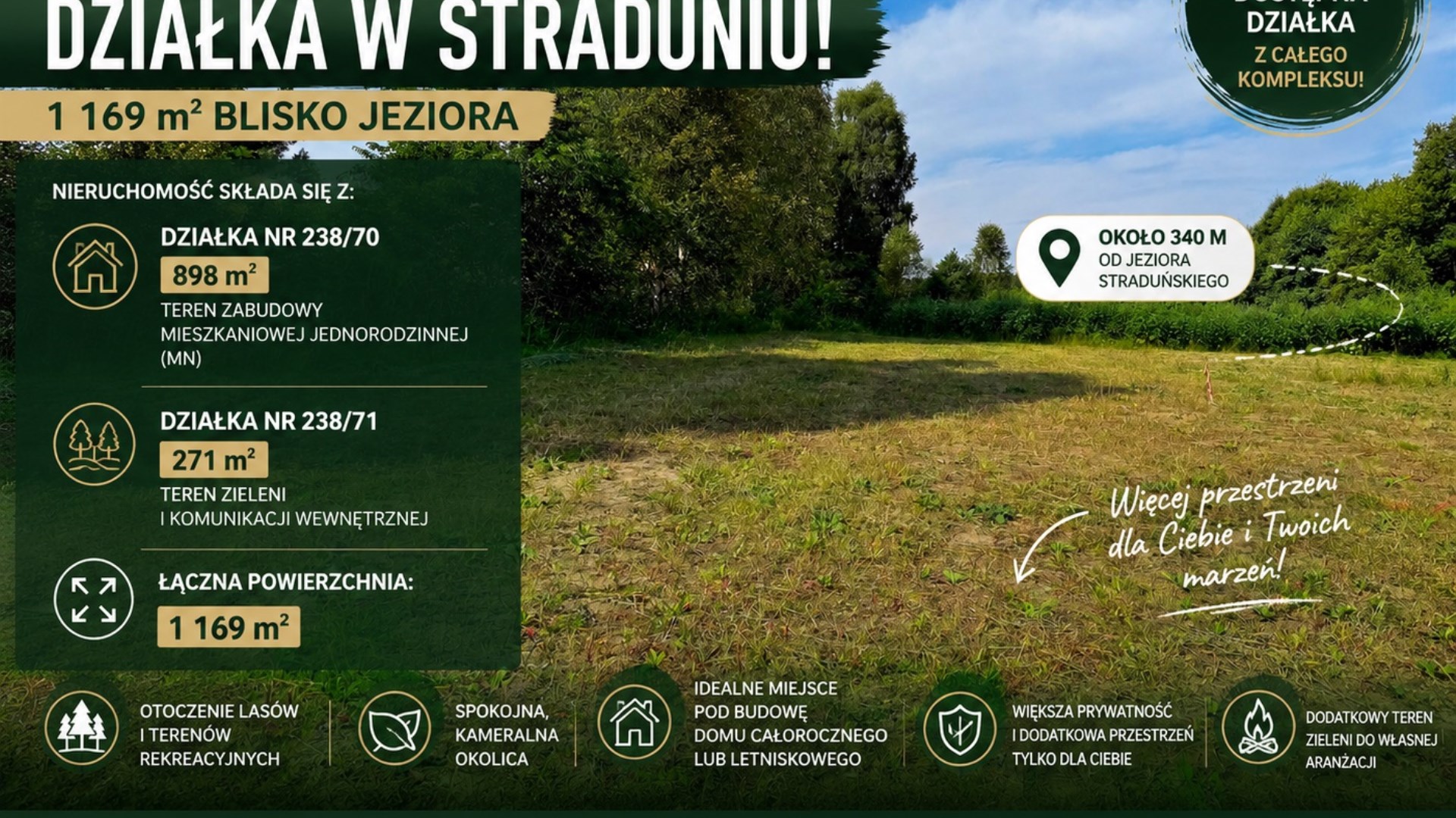 Działka na sprzedaż